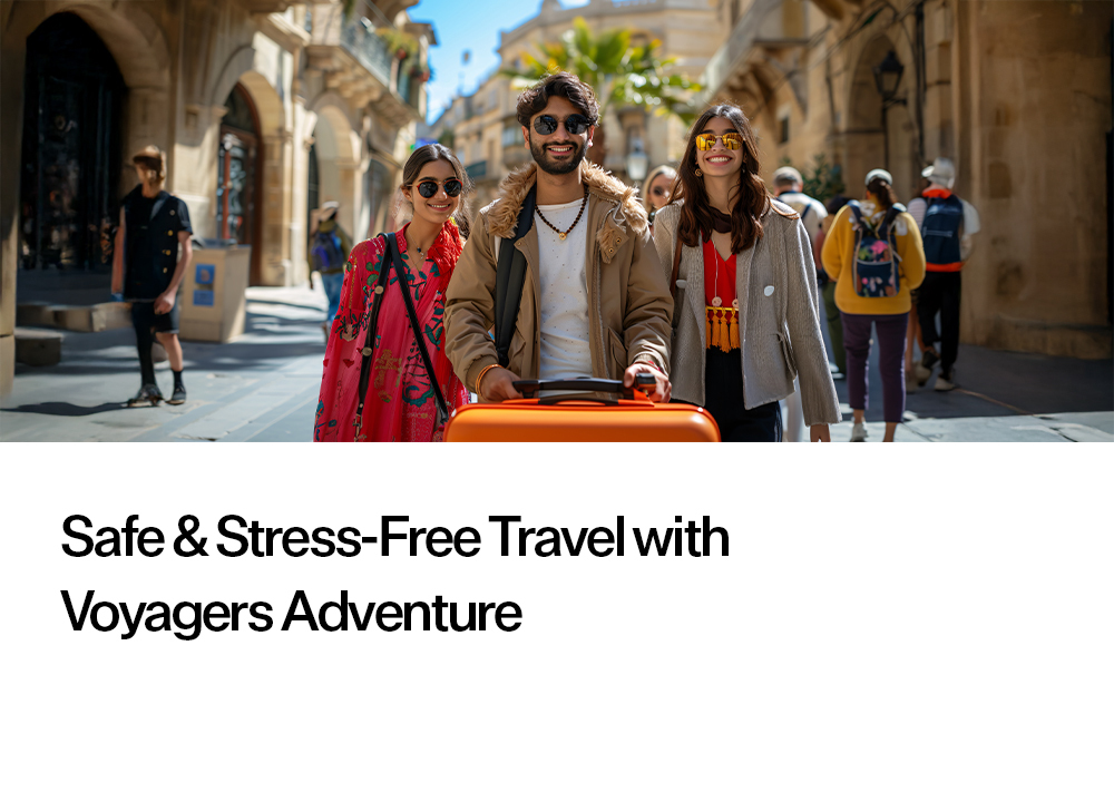 Safe & Stress-Free Travel with Voyagers Adventure Header Banner