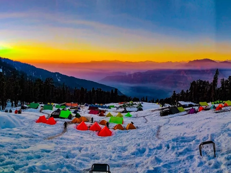 Scenic Snow Mountains